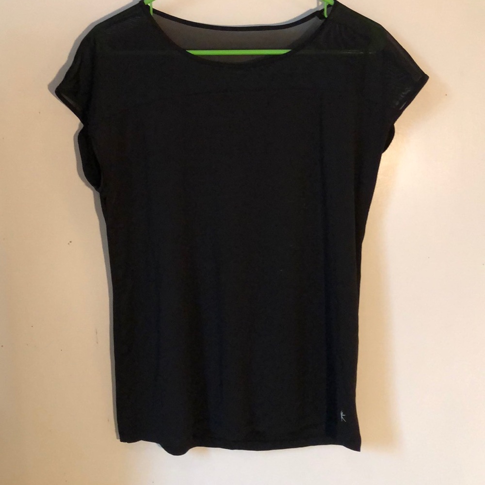 mesh work out shirt
